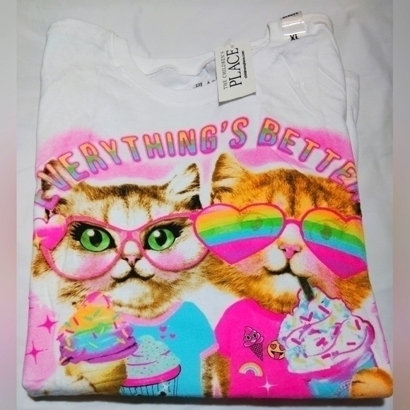 The Children's Place "Everything Is Better With Sprinkles" T-Shirt - Picture 1 of 7